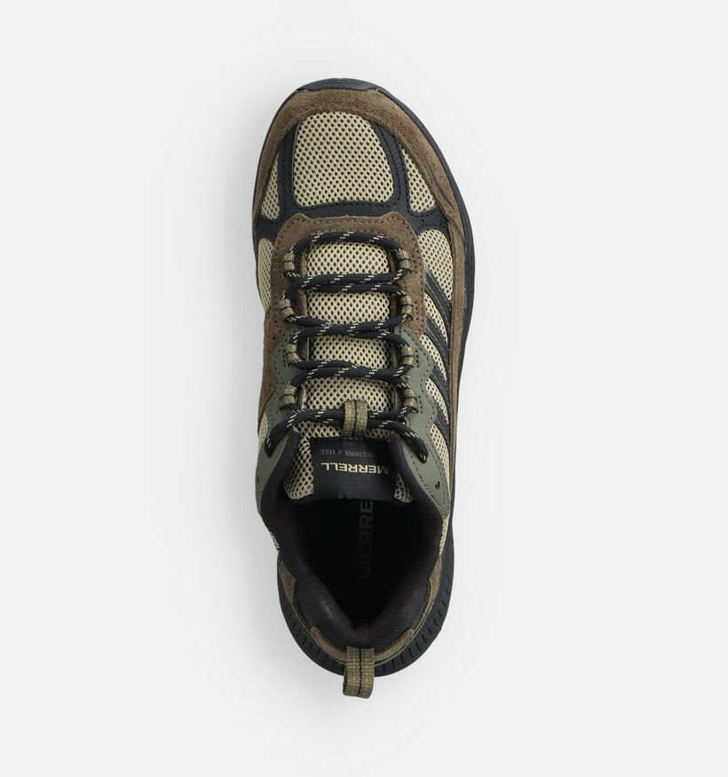 Merrell Speed Strike Chaussures de randonnée en Vert kaki pour hommes (363652) - pour semelles orthopédiques