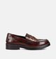 Tamaris Donkerbruine Loafers voor dames (375533)