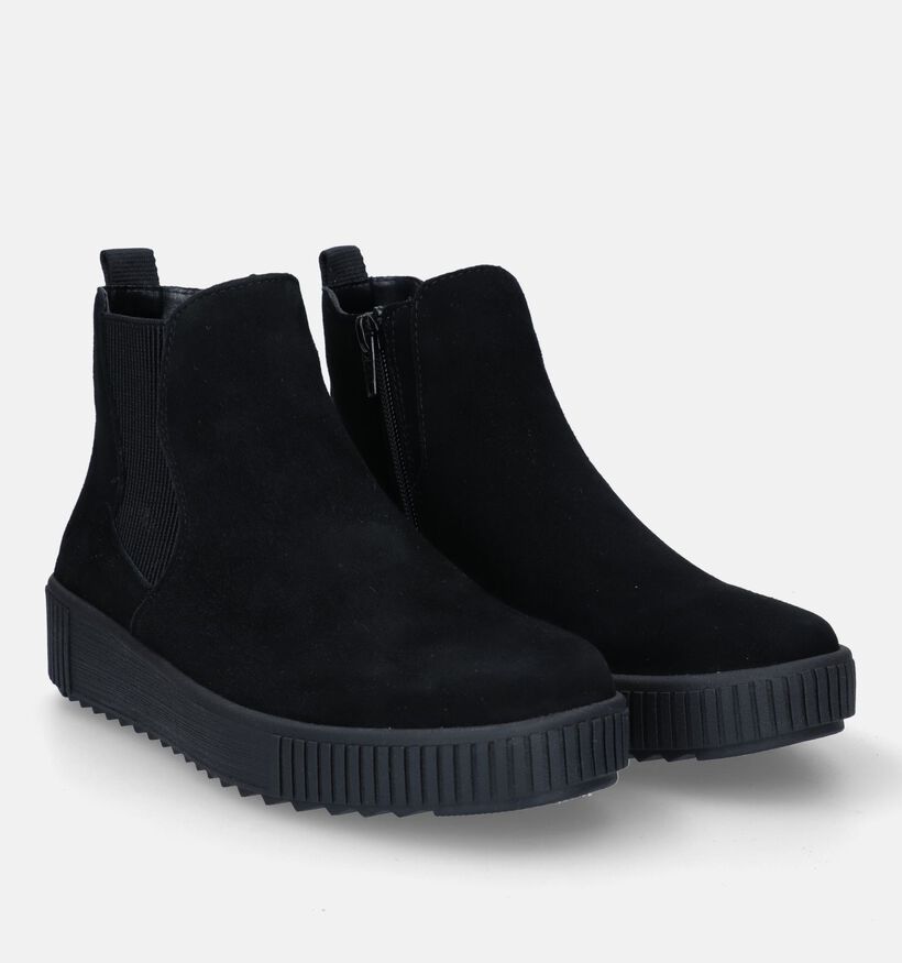 Remonte Zwarte Chelsea Boots voor dames (331592) - geschikt voor steunzolen