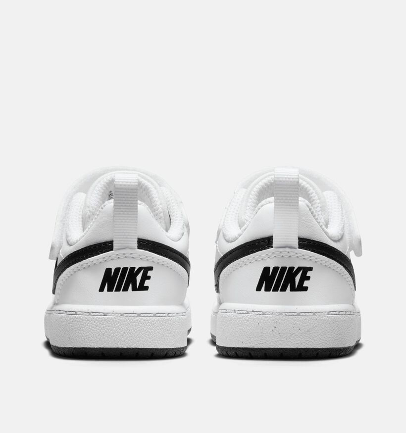 Nike Court Baskets pour b&eacute;b&eacute; en Blanc pour filles, gar&ccedil;ons (367264) - pour semelles orthop&eacute;diques