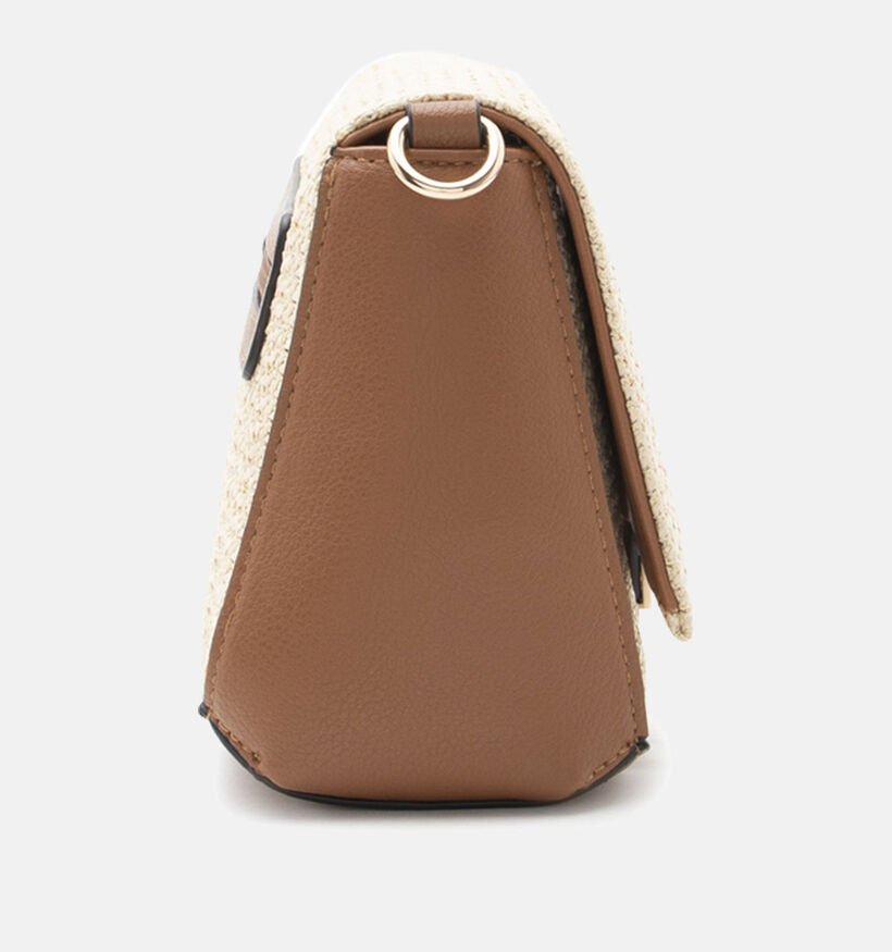 L.Credi Rosalie Sac port&eacute; crois&eacute; en Beige/Marron pour femmes (370936)