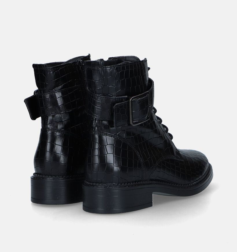 Tamaris Zwarte Veterboots voor dames (342215)