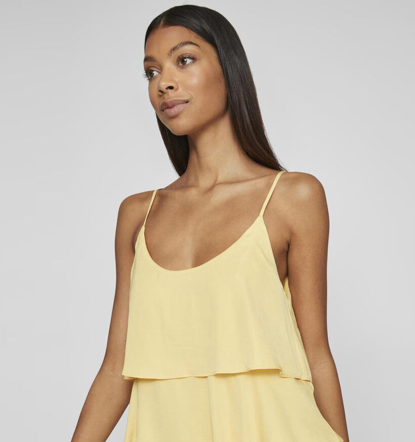 Vila Amalita Robe maxi en Jaune pour femmes (337642)