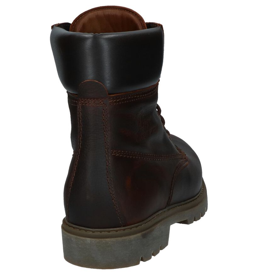 Donker Bruine Boots Panama Jack in leer (230166)