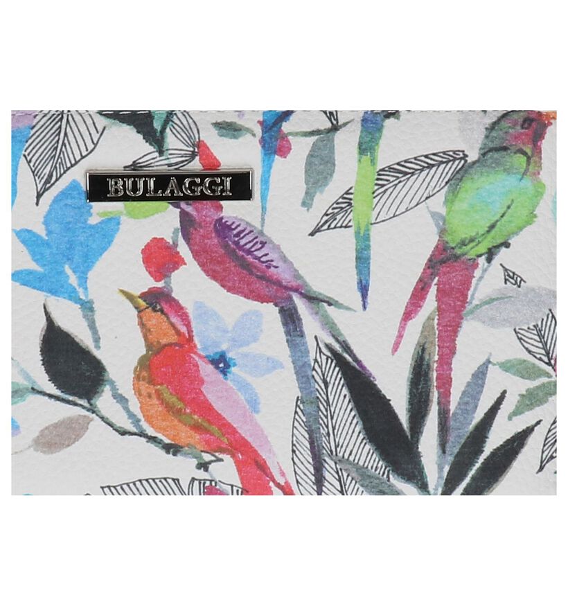 Witte Ritsportefeuille met Tekening Bulaggi Birdy in kunstleer (249500)