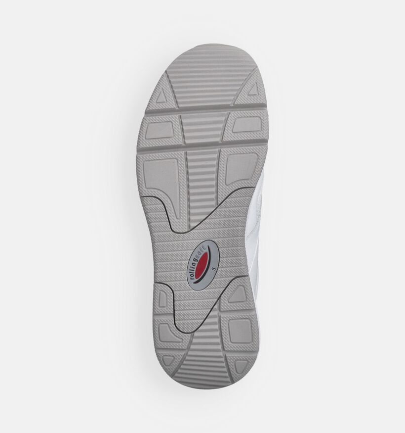 Gabor Rollingsoft Witte Veterschoenen voor dames (369503) - geschikt voor steunzolen