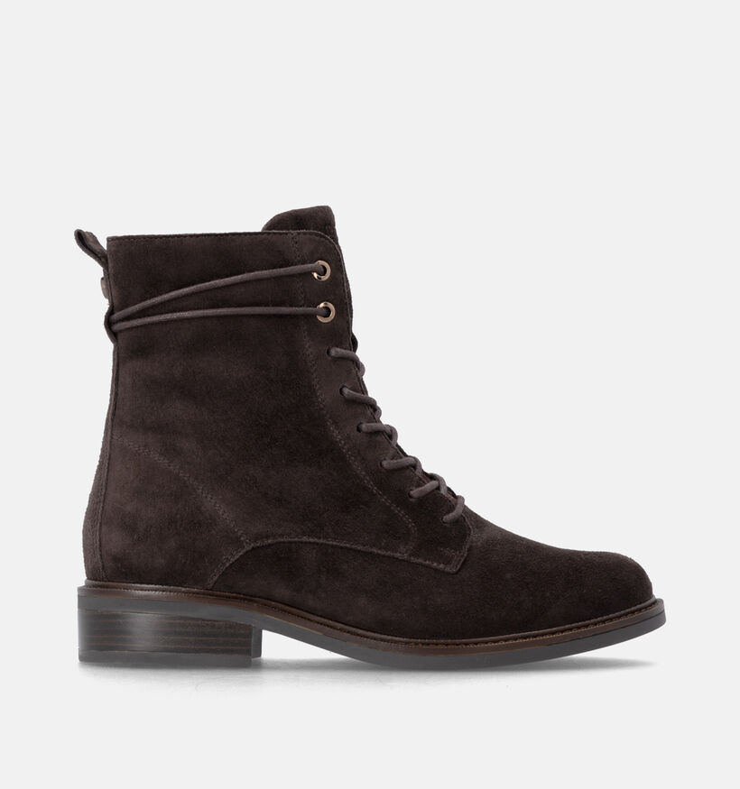 Remonte Donkerbruine Boots met Veters voor dames (377953) - geschikt voor steunzolen