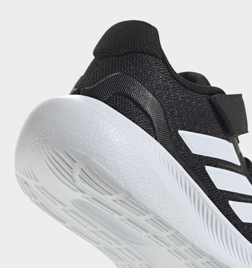 adidas Runfalcon 5 Baskets basses en Noir pour gar&ccedil;ons (372744) - pour semelles orthop&eacute;diques