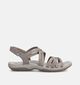 Skechers Reggae Slim Summer Getaway Taupe Sandalen voor dames (371269)