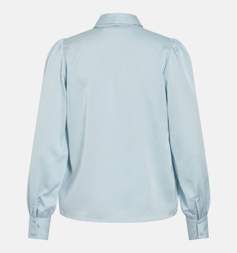 Vila Lucha Lichtblauwe Blouse met Strik voor dames (366151)