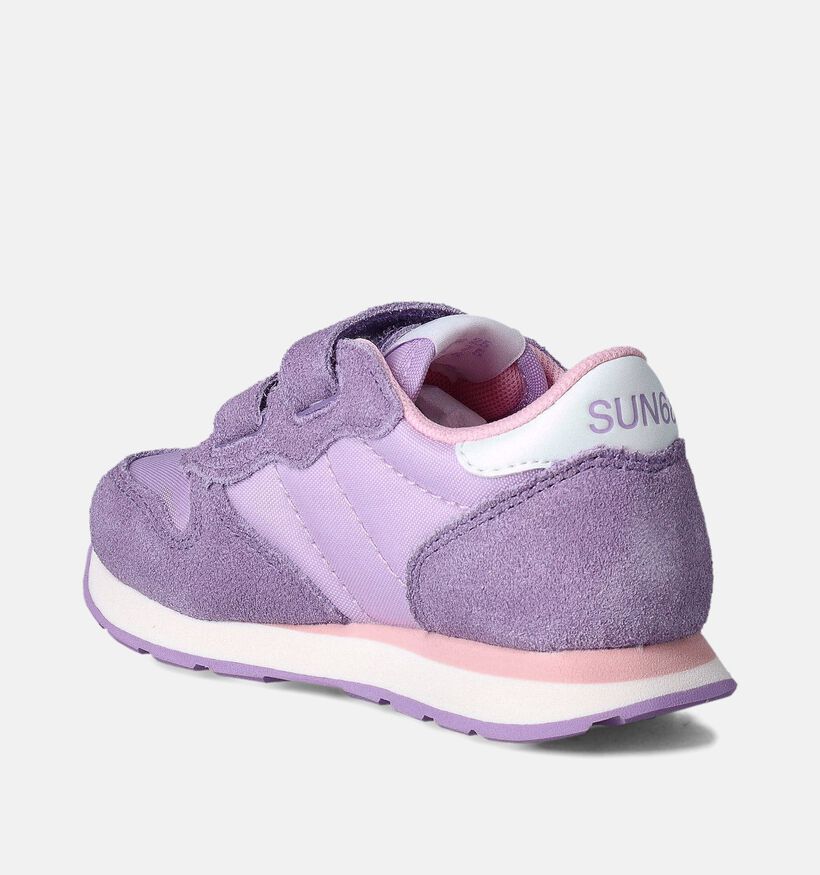 Sun68 Ally Solid Lila Babysneakers voor meisjes (362456) - geschikt voor steunzolen