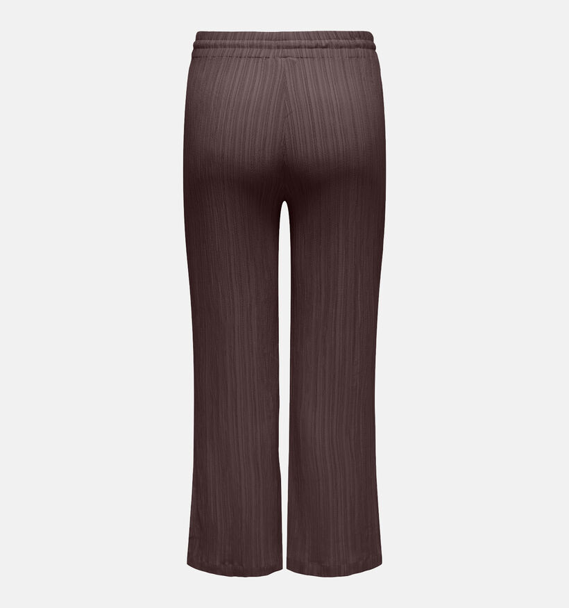 ONLY Carmakoma Munich Donkerbruine Geklede Broek voor dames (375067)