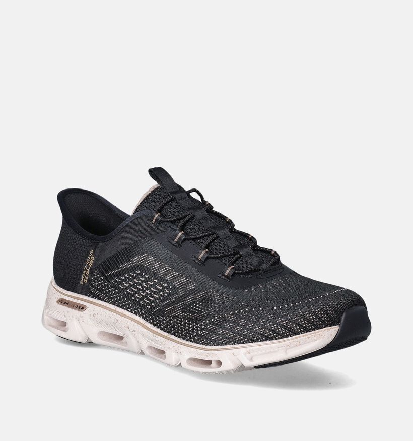 Skechers Glide Step Gratify Space Zwarte sneakers voor dames (352280)