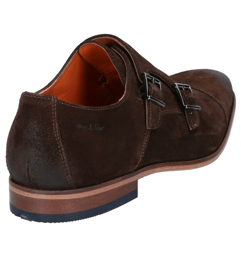 Van Lier Chaussures habillées en Marron en daim (272954)