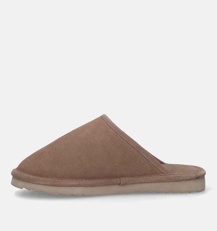 Warmbat Gibson Cognac Wollen Pantoffels voor heren (330222)
