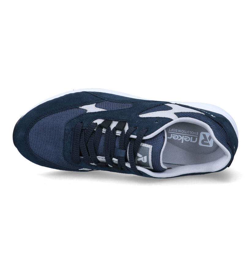 Rieker R-Evolution Chaussures à lacets en Bleu pour hommes (326914) - pour semelles orthopédiques