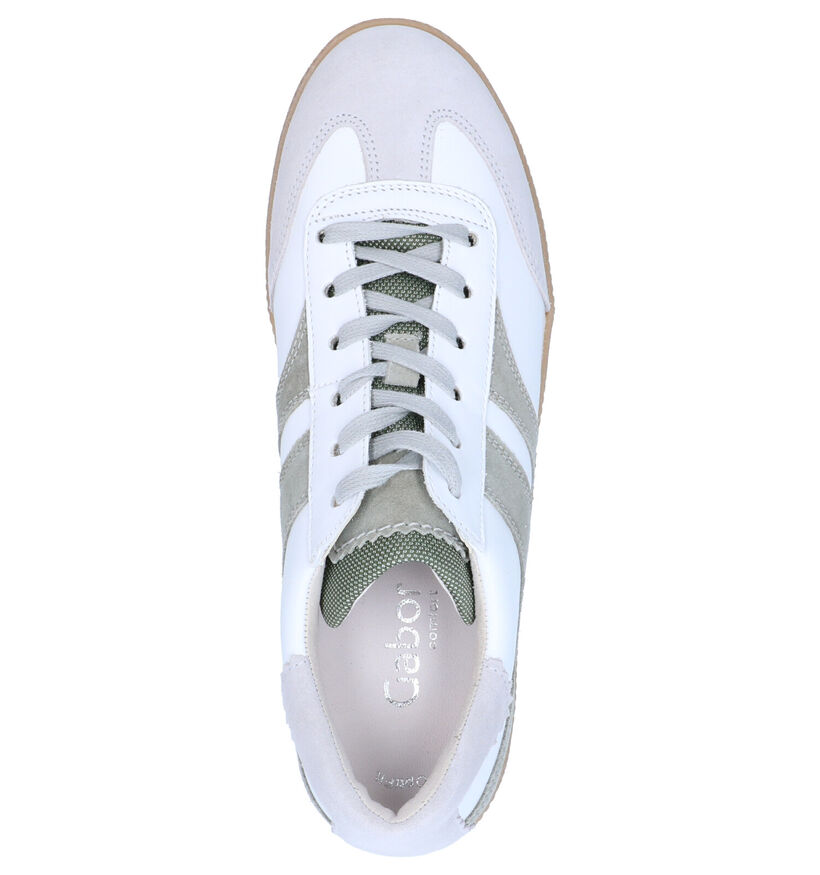 Gabor OptiFit Chaussures à lacets en Blanc en cuir (271762)