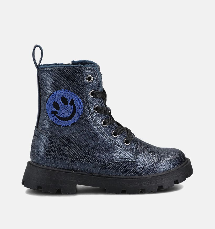 Milo & Mila Chaussures hautes en Bleu pour filles (362947) - pour semelles orthopédiques
