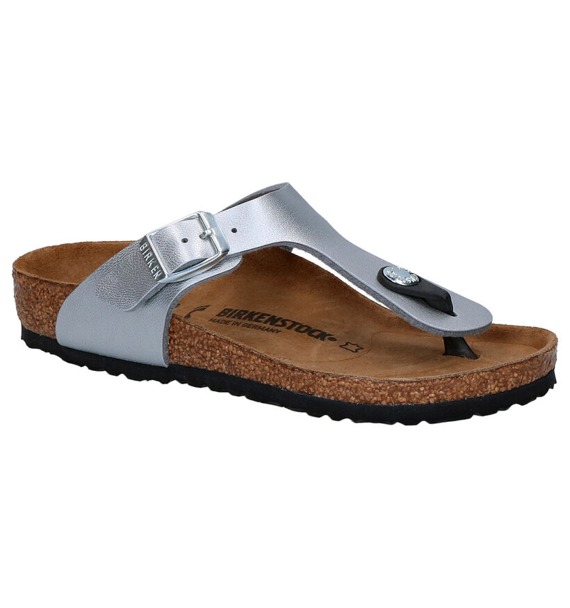 Birkenstock Gizeh BS Witte Teenslippers voor meisjes (338081)