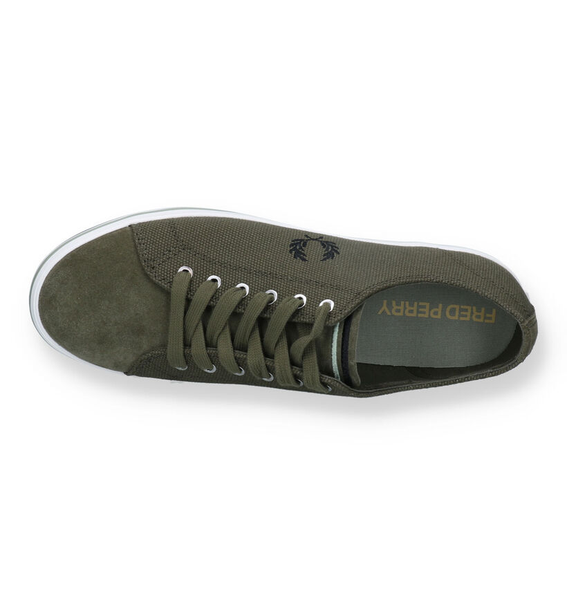 Fred Perry Kingston Chaussures à lacets en Kaki pour hommes (325752)