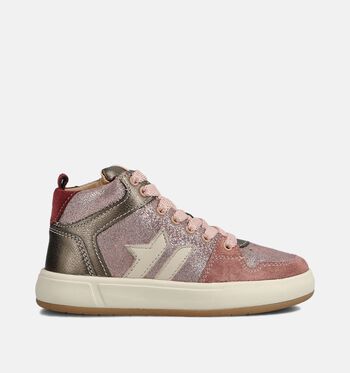 STONES and BONES Hoge schoenen Roze