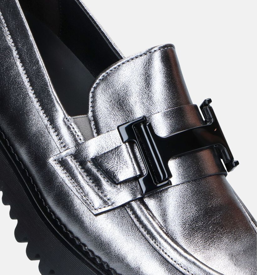 Gabor OptiFit Mocassins en Argent pour femmes (347060) - pour semelles orthopédiques