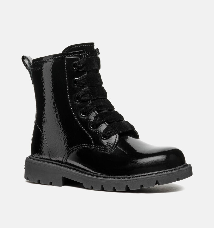 Geox Shaylax Zwarte Bottines voor meisjes (344539) - geschikt voor steunzolen