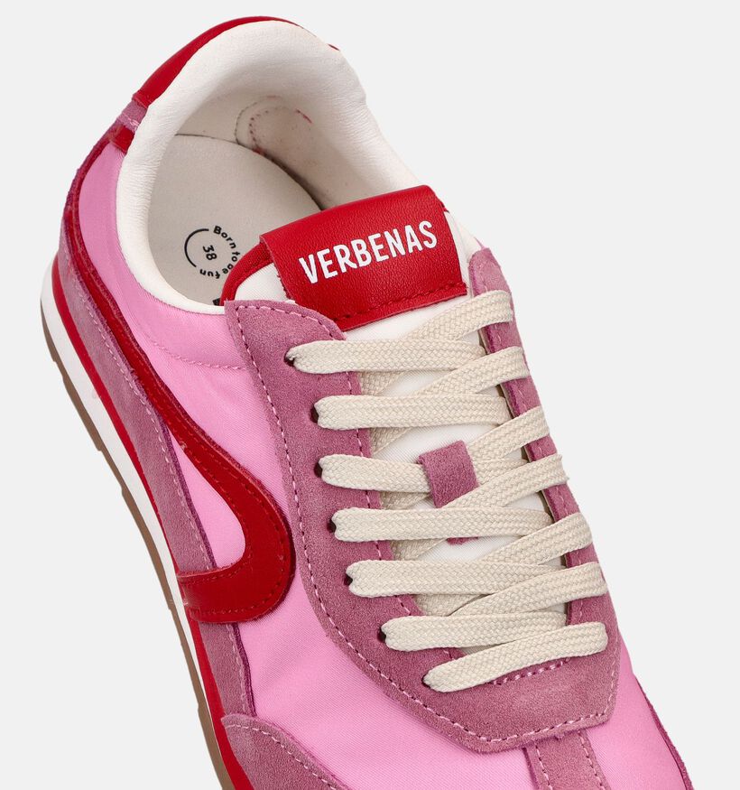 Verbenas Jamaica Savona Roze/Rode Sneakers voor dames (380528) - geschikt voor steunzolen