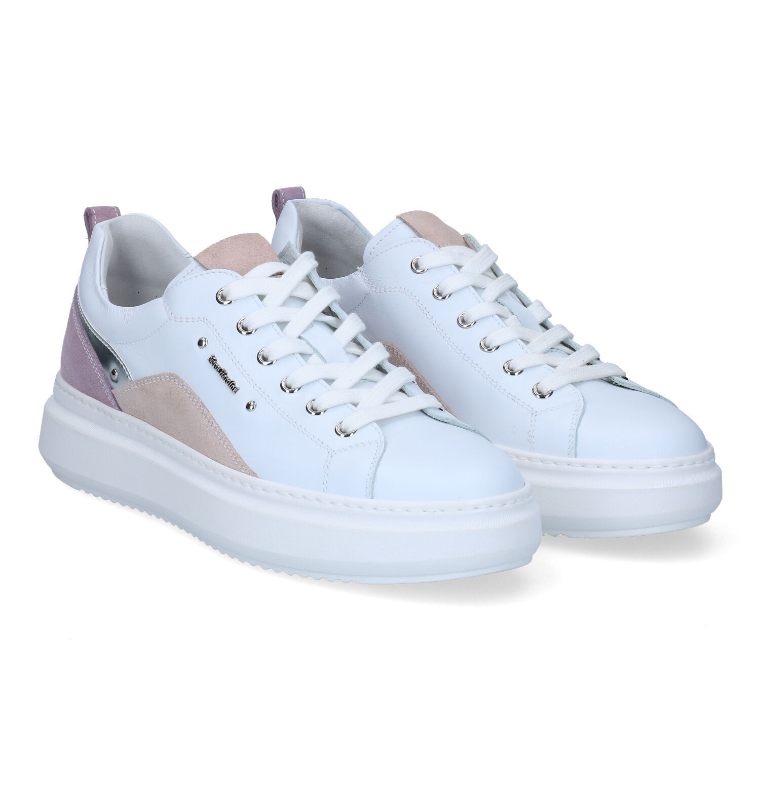 Witte sneakers nero 2025 giardini