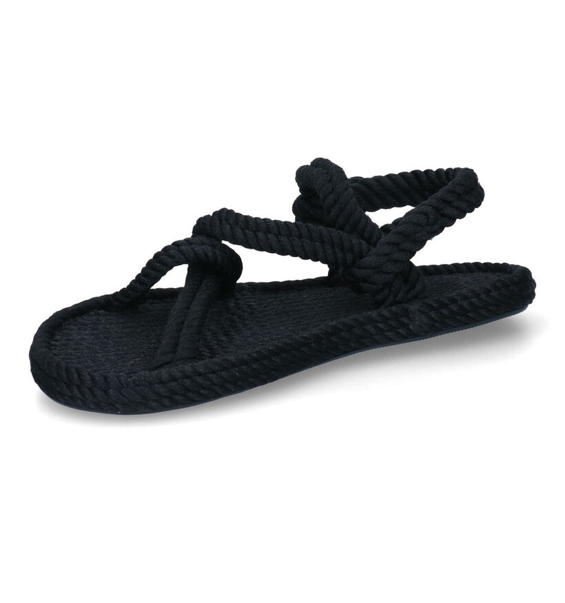 Bohonomad Mykonos Zwarte Sandalen voor dames (310967)