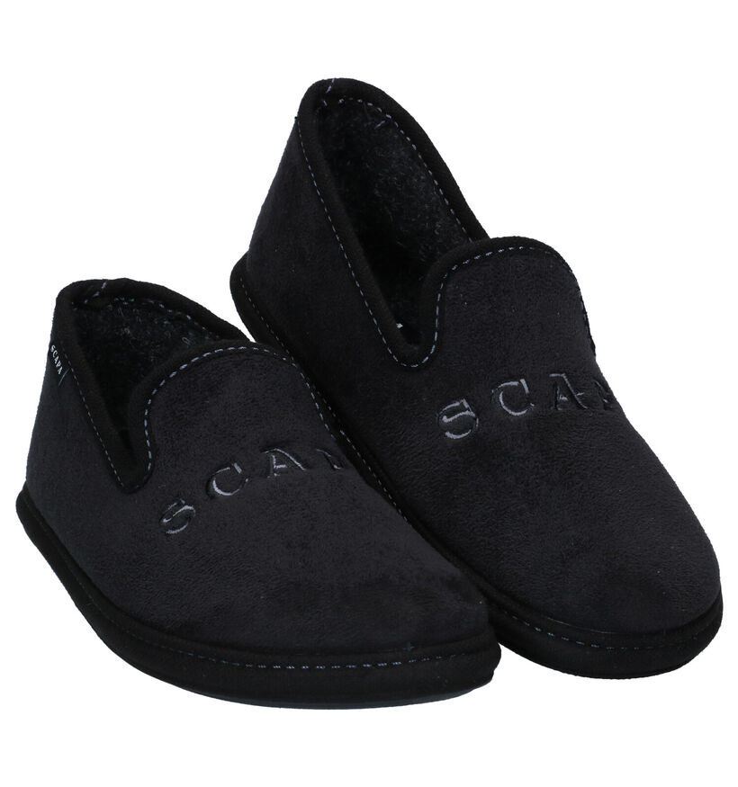 Scapa Zwarte Pantoffels voor heren (333397)