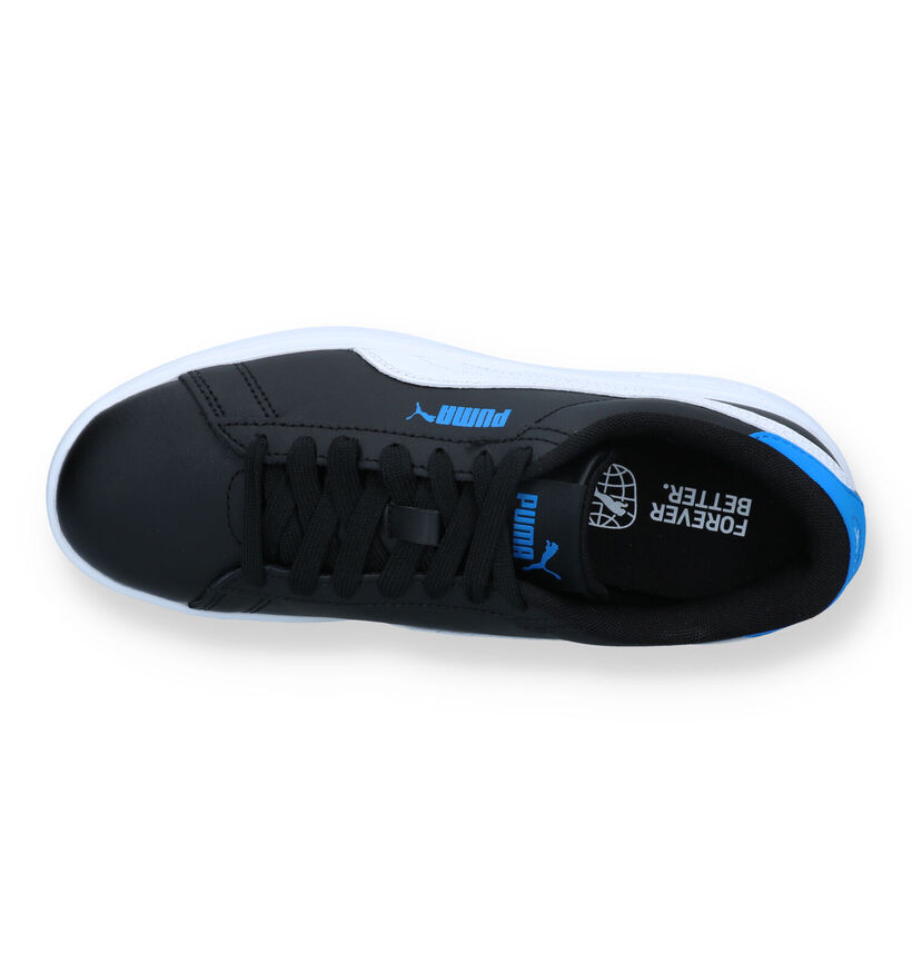 Puma Smash 3.0 Zwarte Sneakers voor jongens (326486)