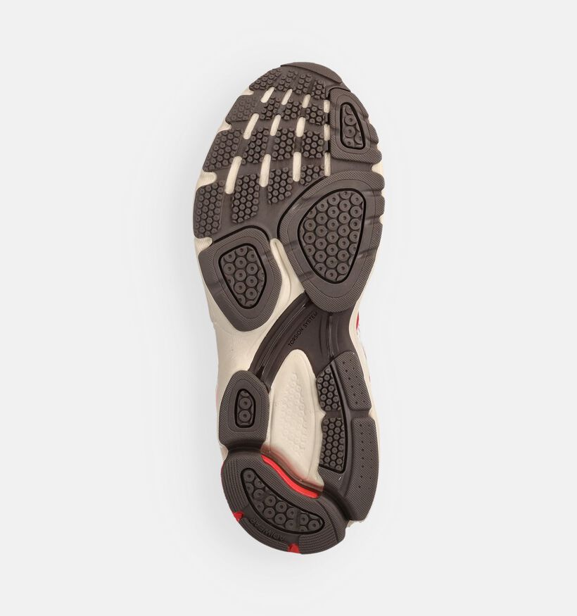 adidas Spiritain 2000 Baskets en Blanc/Rouge pour femmes (366809) - pour semelles orthop&eacute;diques