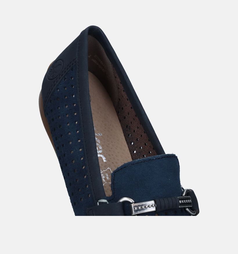 Rieker Mocassins en Bleu foncé pour femmes (339467)