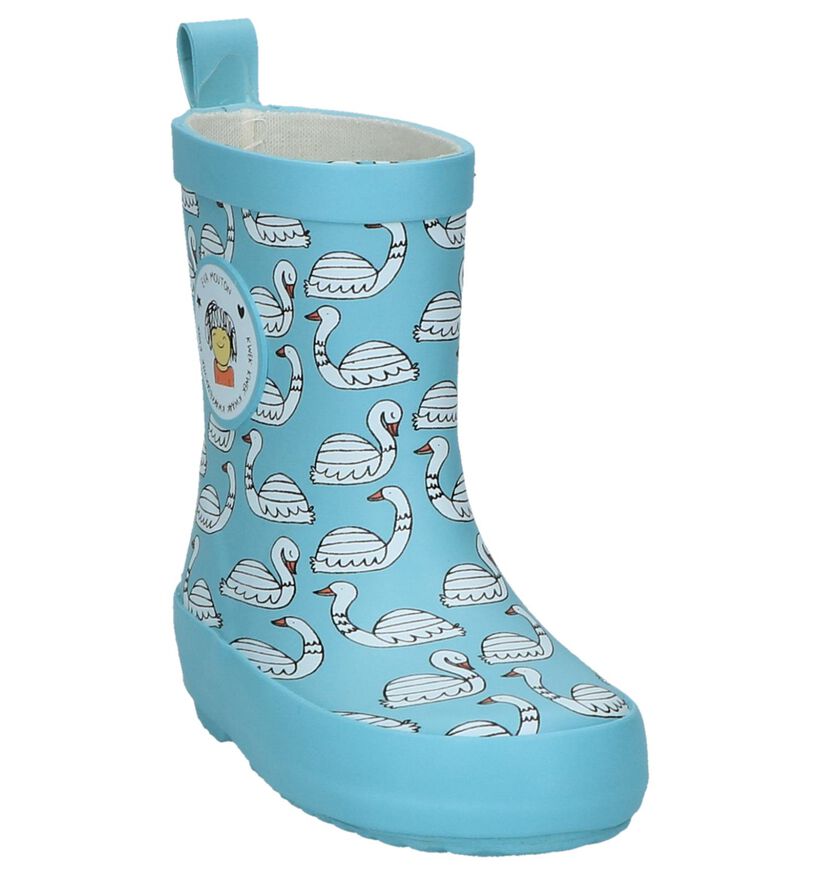 Eva Mouton Bottes de pluie en Bleu clair en synthétique (235545)