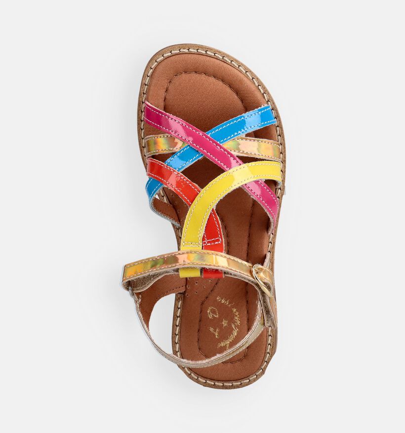 Little David Sunny Gouden/Colorblock Sandalen voor meisjes (372938)