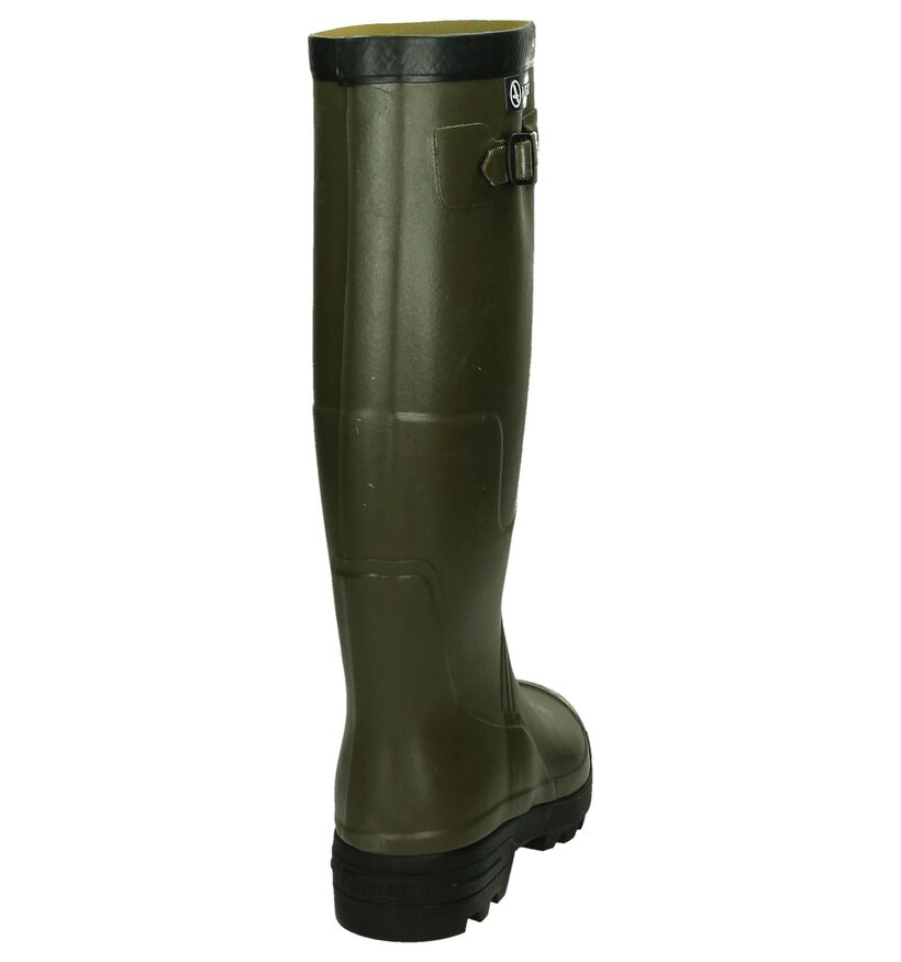 Aigle Benyl Bottes de pluie en Khaki pour hommes (161477)