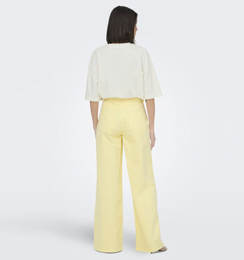 JDY Pantalons Jaune