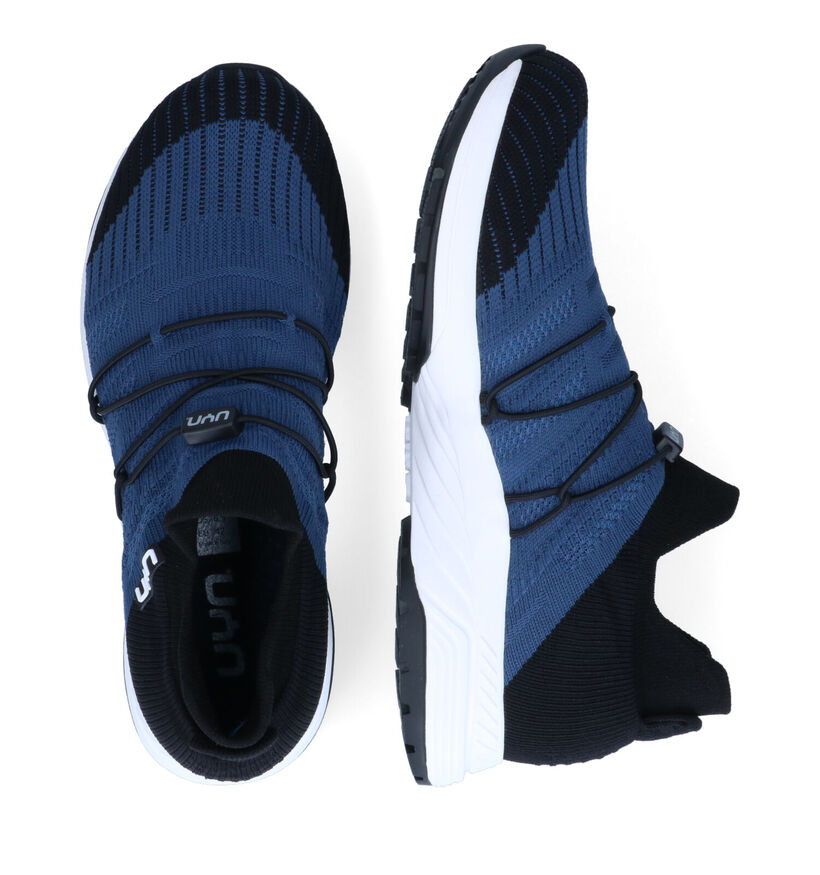 UYN Free Flow Tune Blauwe Sneakers in stof (303121)