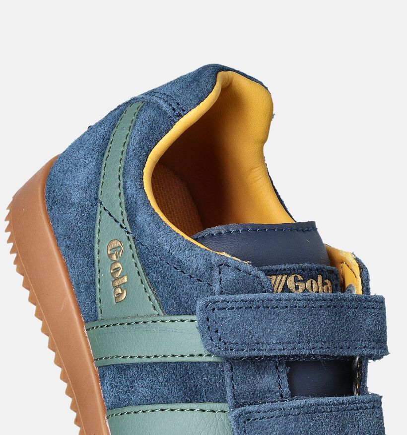 Gola Harrier Strap Blauwe Velcroschoenen voor meisjes, jongens (362405)