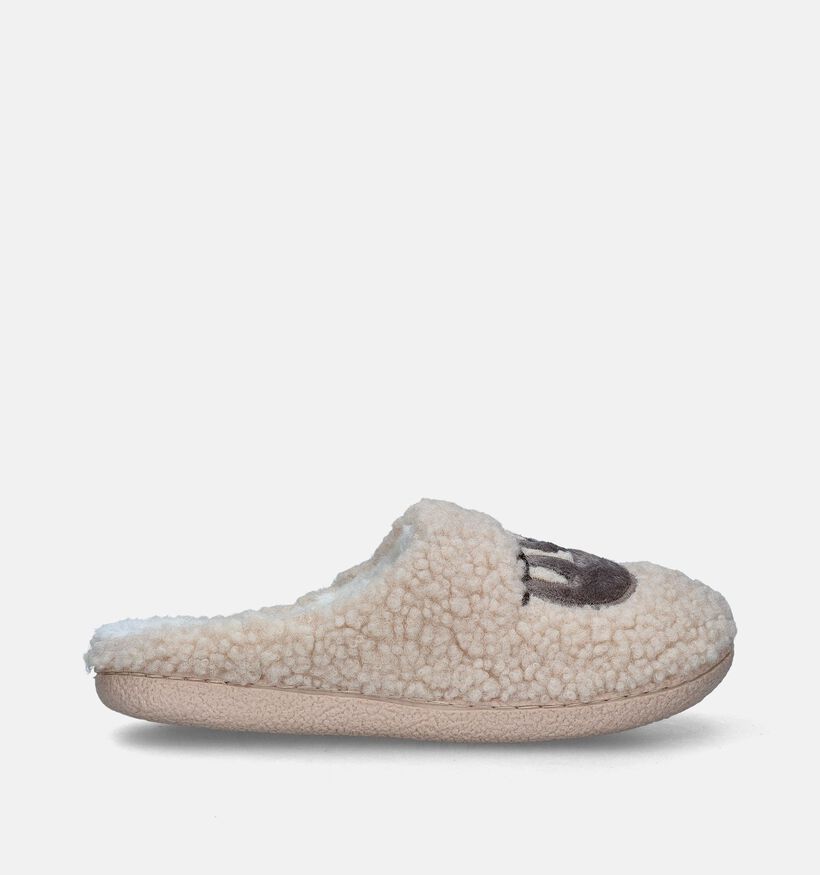 Torfs Home Pantoufles ouvertes en Beige pour femmes (349391)