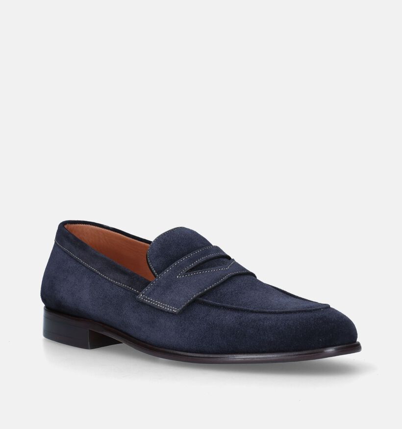 Ambiorix Ellis Inlay Chaussures à enfiler en Bleu pour hommes (341181)