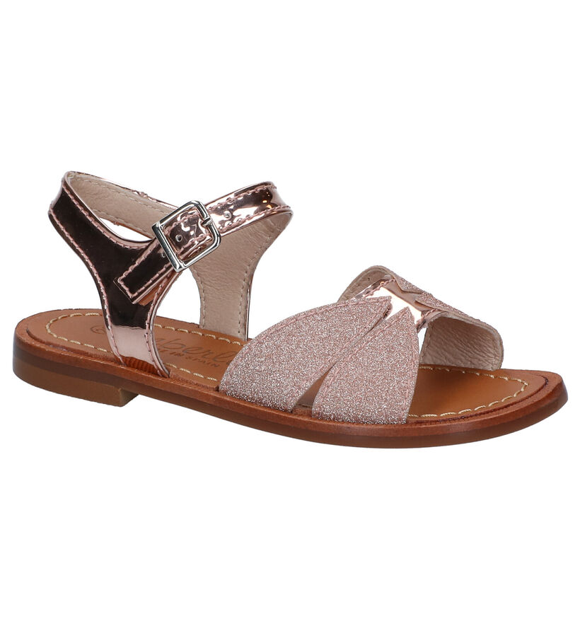 Beberlis Sandales en Or rose en cuir (287529)