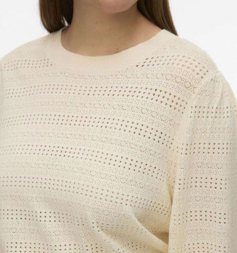 Vero Moda Curve Limone Pull en Beige pour femmes (367783)