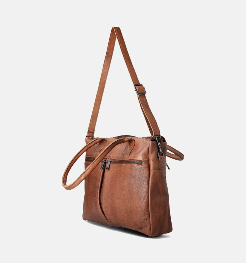 Bear Design Sac ordinateur en Cognac pour femmes, hommes (358906)