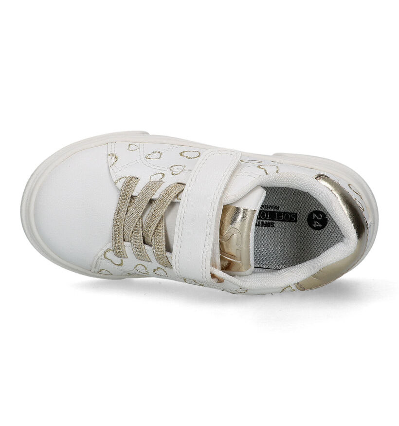 SJ Witte Sneakers voor meisjes (320748) - geschikt voor steunzolen