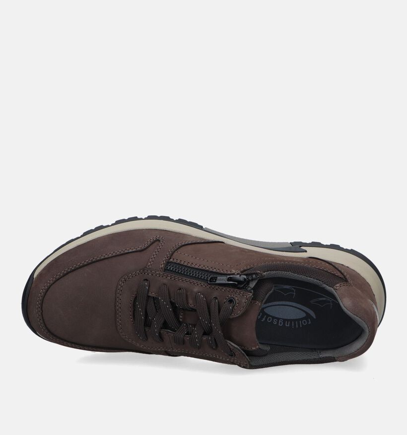 Pius Gabor Blauwe Veterschoenen voor heren (347466) - geschikt voor steunzolen