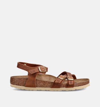 Birkenstock Sandalen BLACK/COGNAC