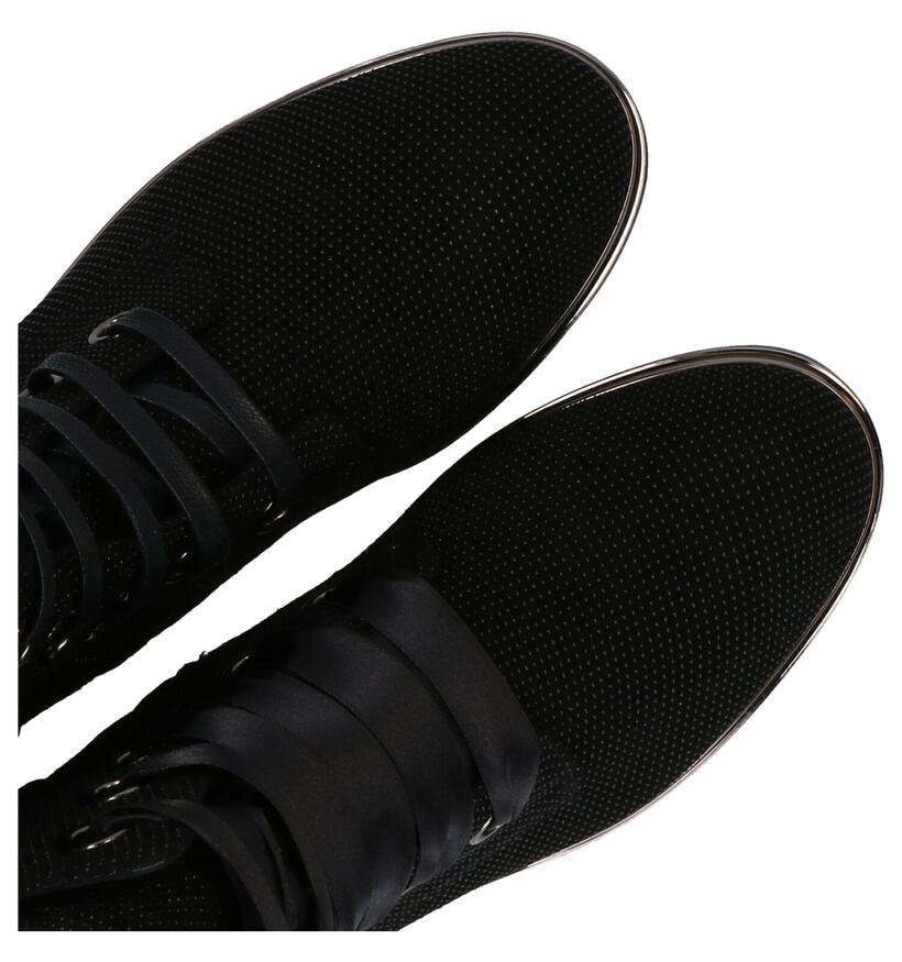 Nathan-Baume Zwarte Bottines in daim (283266)