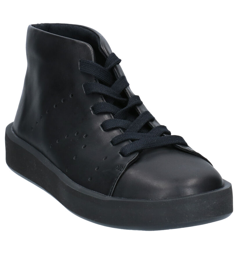 Camper Chaussures hautes en Noir en cuir (256257)